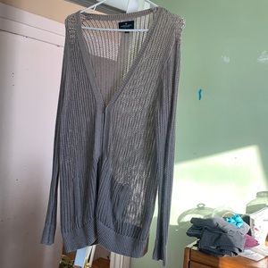 See through cardigan